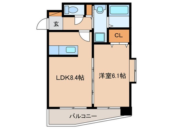 パラディス小笹の物件間取画像